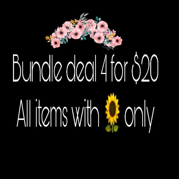 Bundle deal 4 for $20 items with 🌻 only - Picture 1 of 1